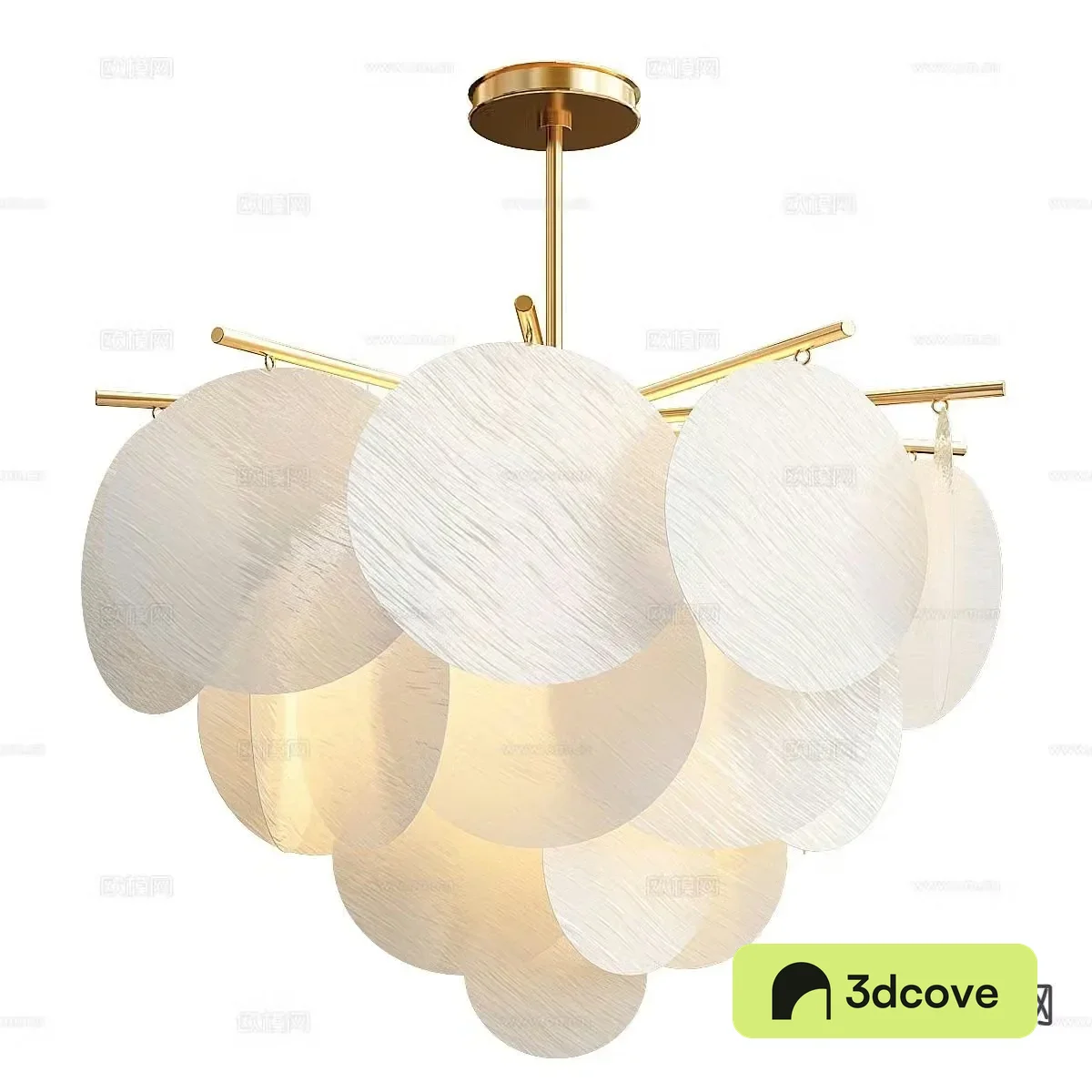 Light luxury chandelier hall chandelier