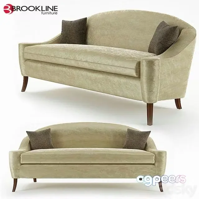3ds Max Free – Sofa Brookline Furnuiture Queen Sofa