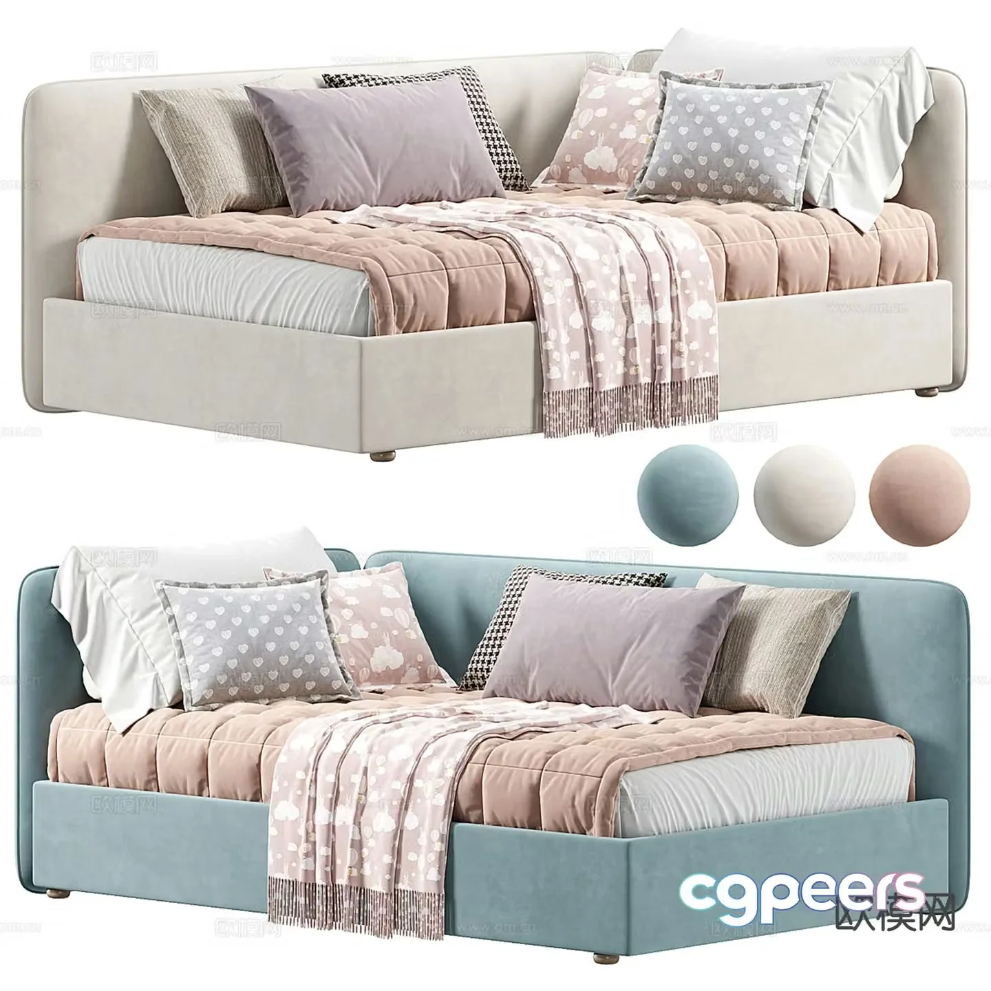 WheelHouse modern children’s bed 3d model