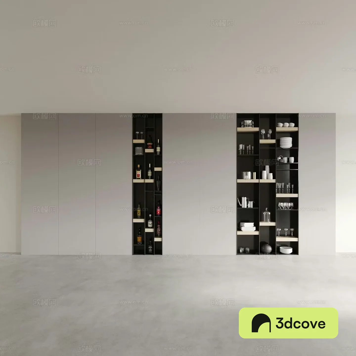 Modern wine cabinet sideboard