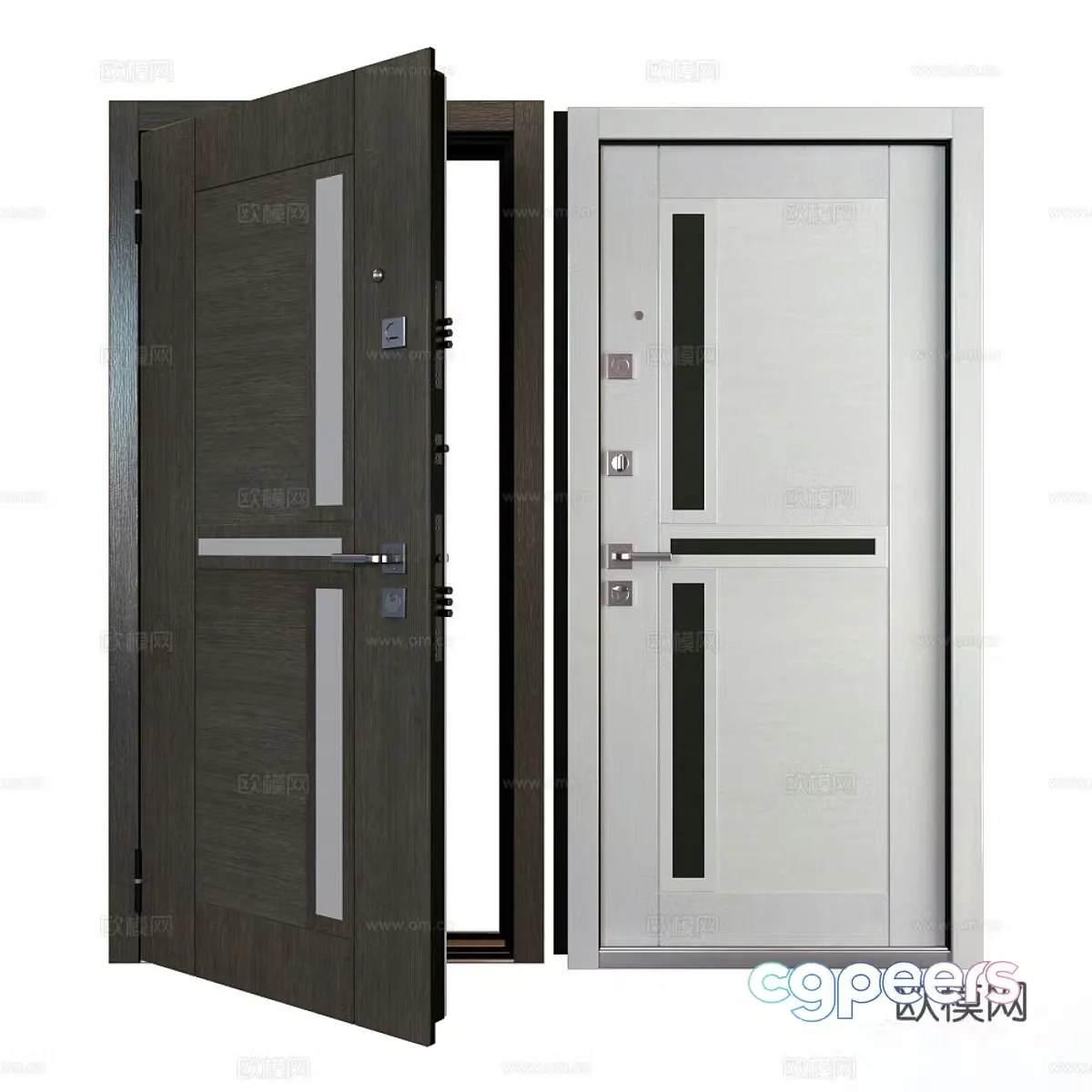 Entrance door 3d model