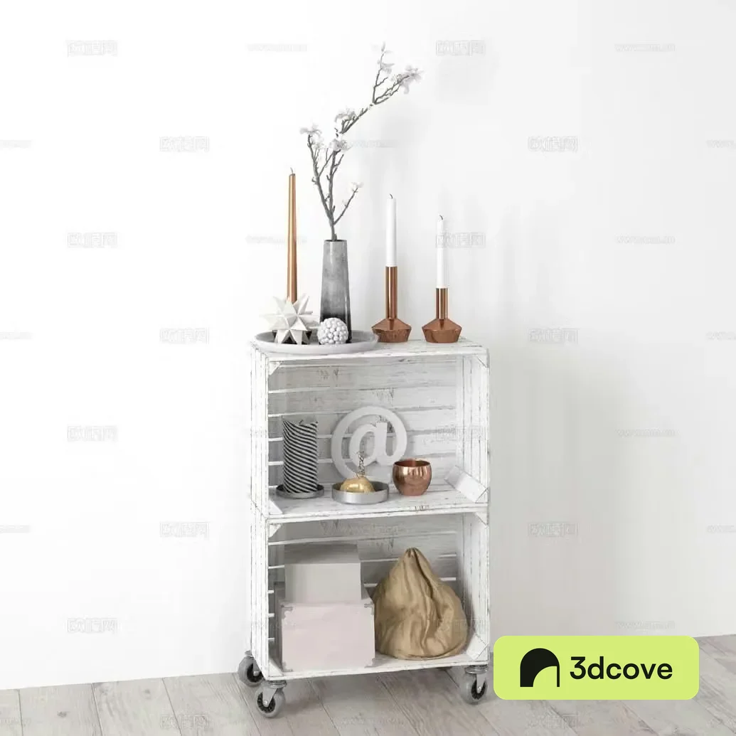 Nordic mobile side table mobile corner cabinet
