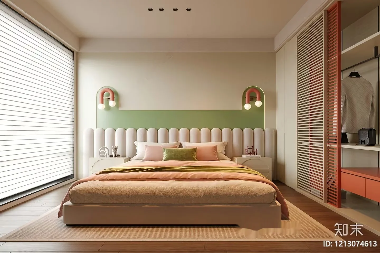Cozy Bedroom 3D Model – 4450 – VRAY Render