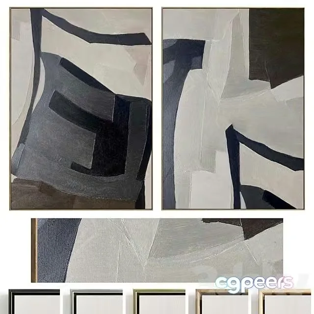 3ds Max Free – Plaster Two Photo Frames D 512