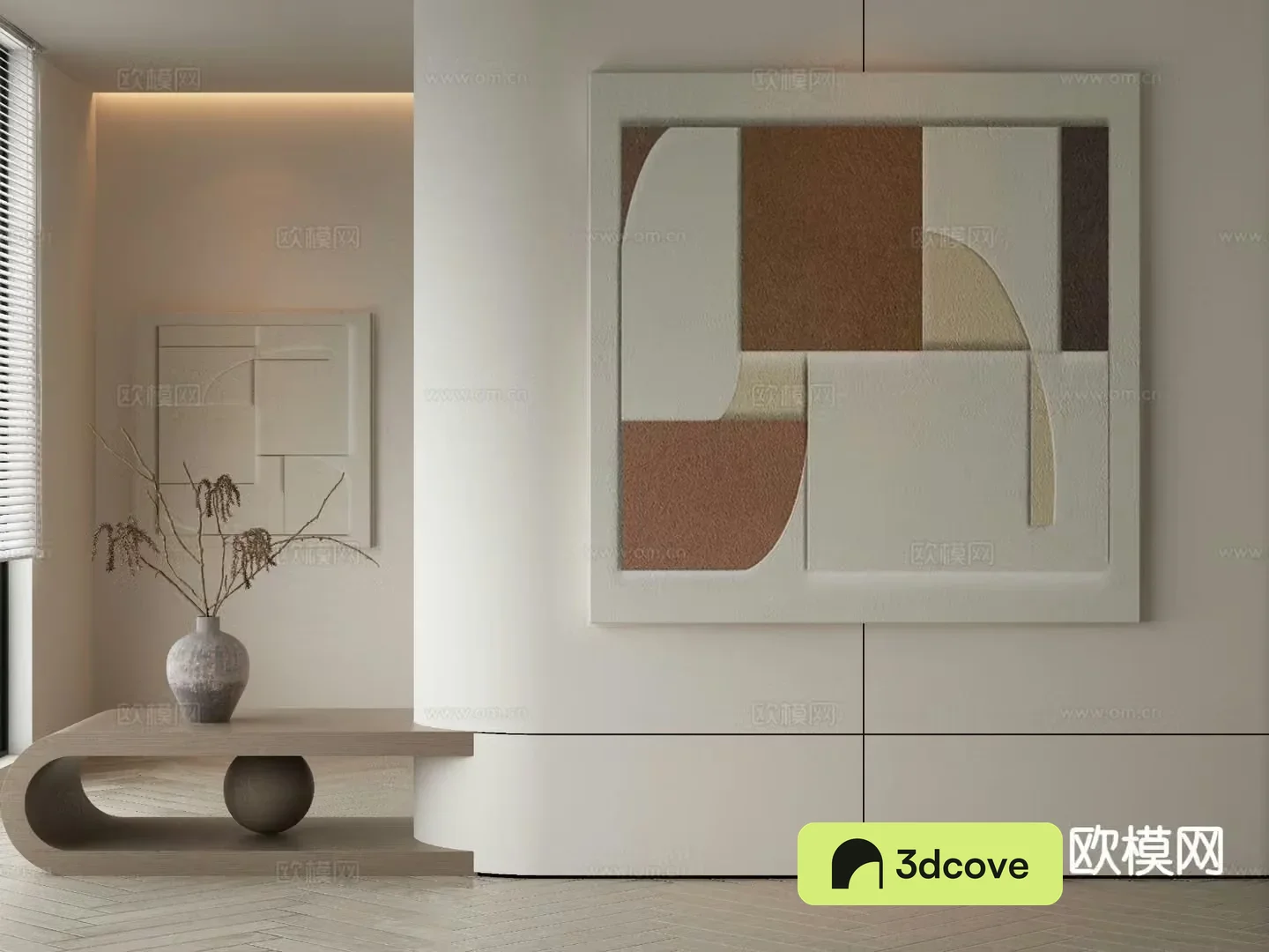 Wabi-sabi art painting texture painting decorative painting