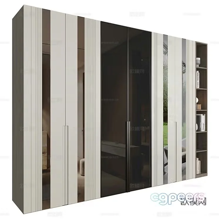 Porch cabinet/side cabinet 3D model