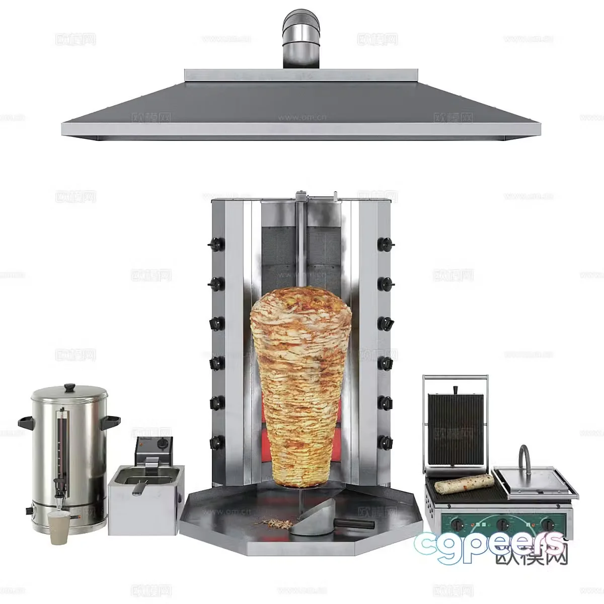 Barbecue oven 3D model