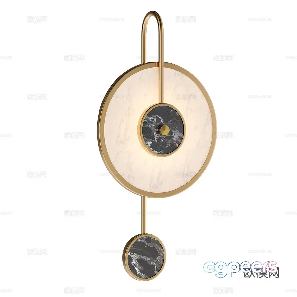 New Chinese style simple wall lamp Wall lamp Simple wall lamp Restaurant wall lamp Chinese style wall lamp 3D model