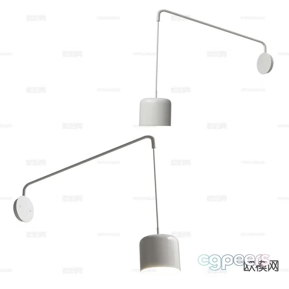 Ole minimalist wall light 3d model