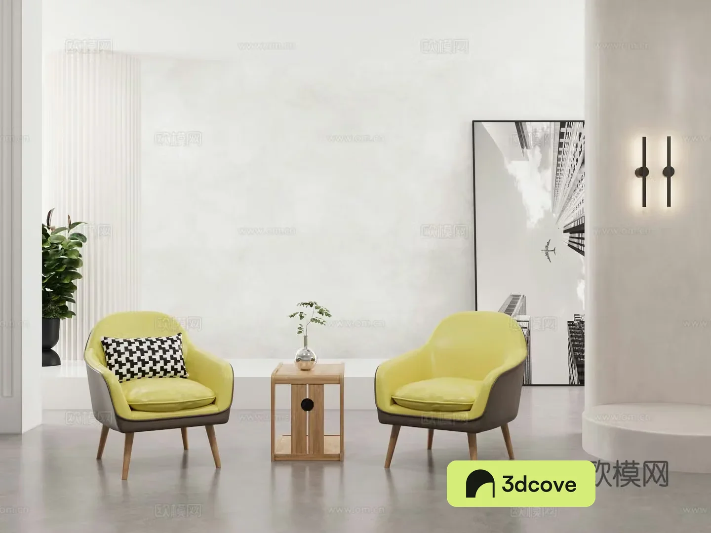 Simple leisure chair coffee chair