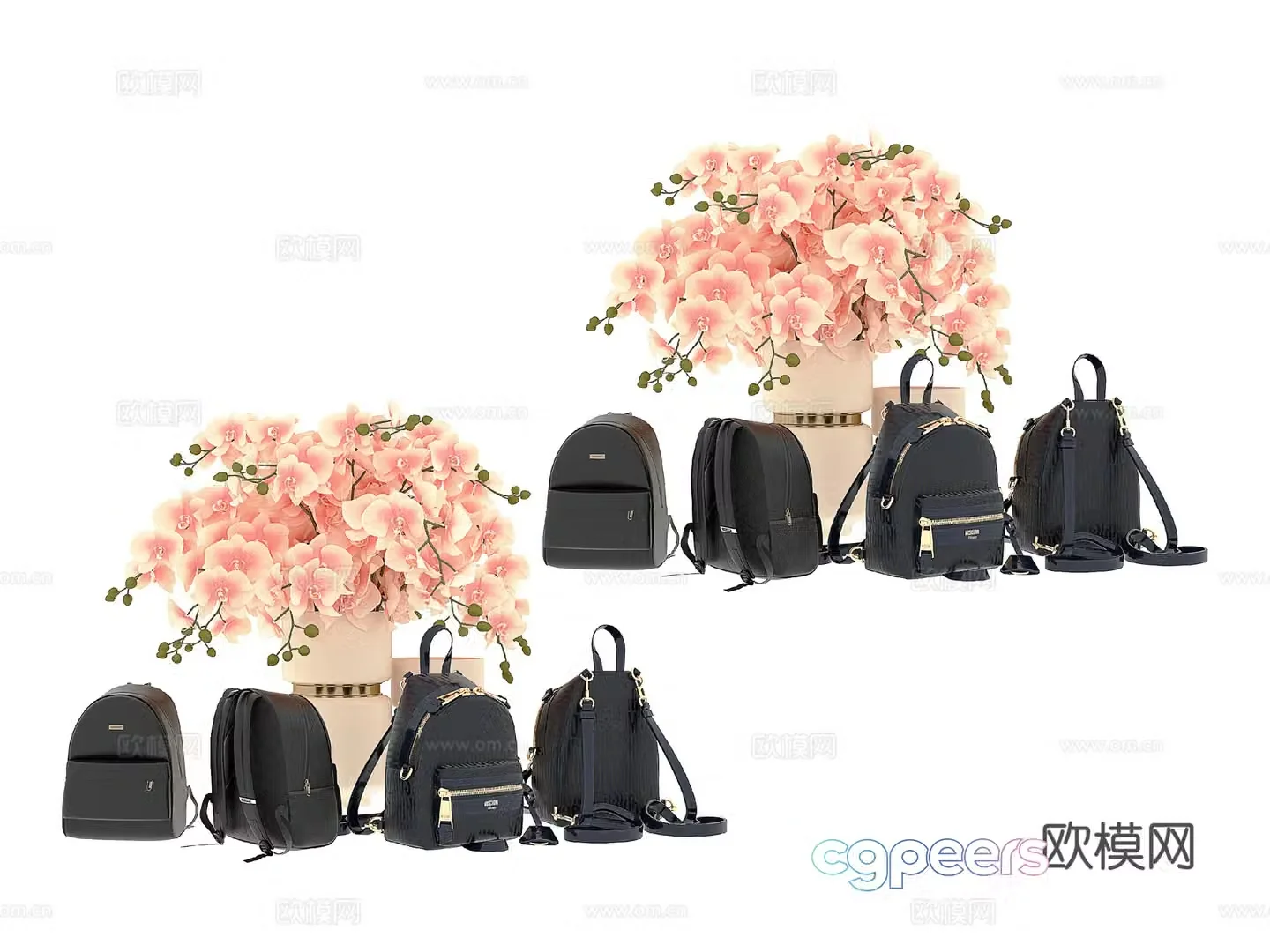 backpack vase 3d model