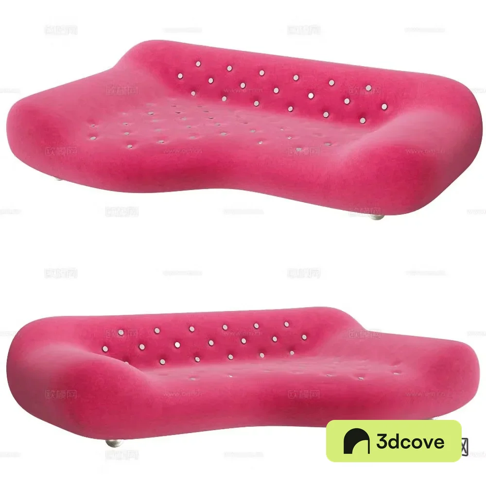 Giovannetti Memphis special shaped sofa