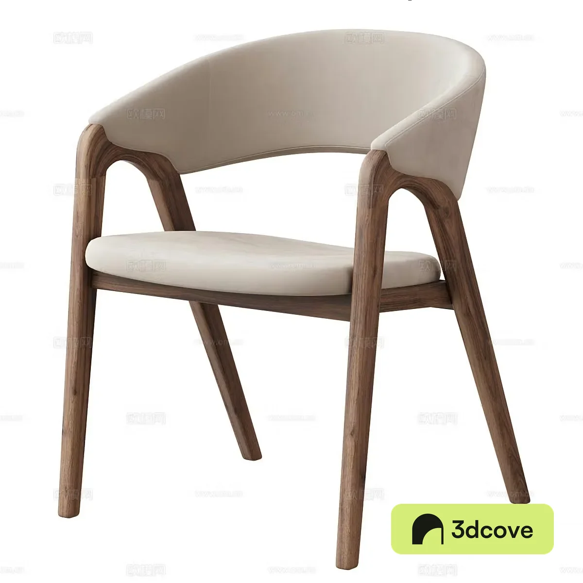New Chinese ARC armchair 3d model