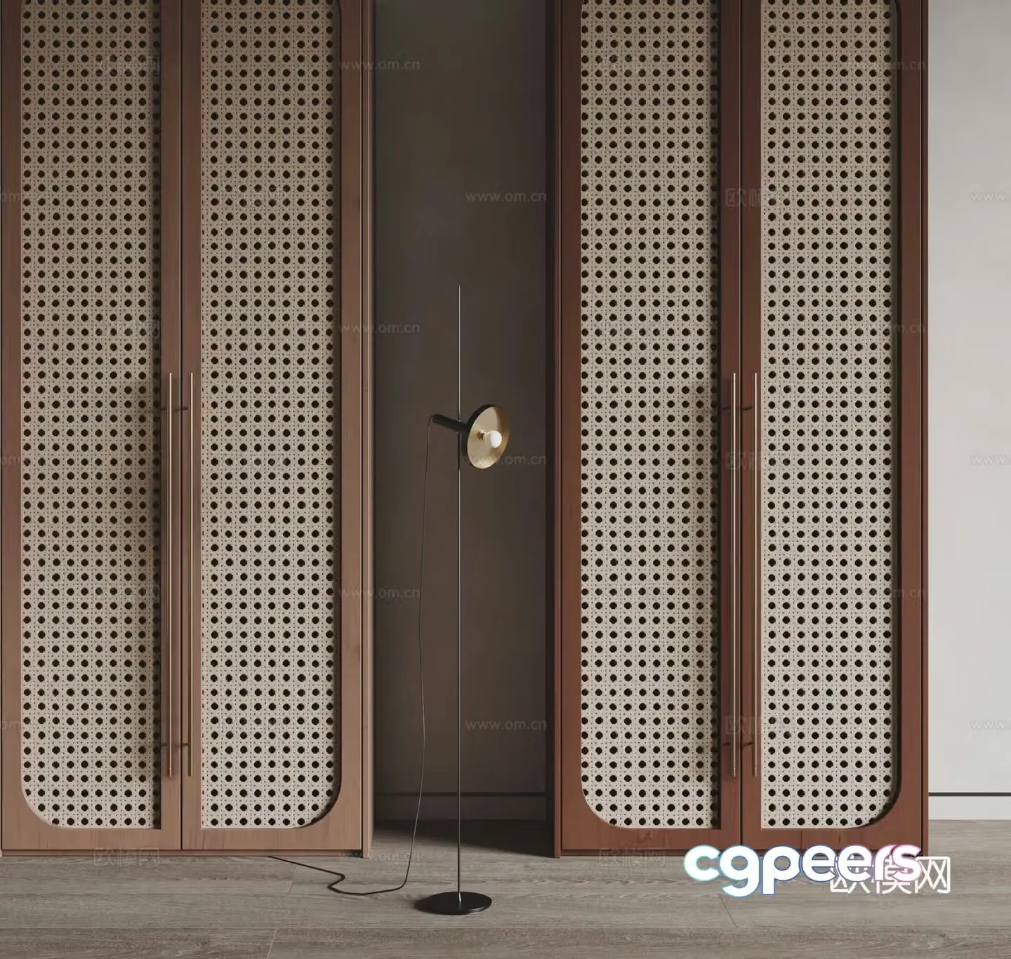 flos wabi-sabi style wardrobe floor lamp 3d model
