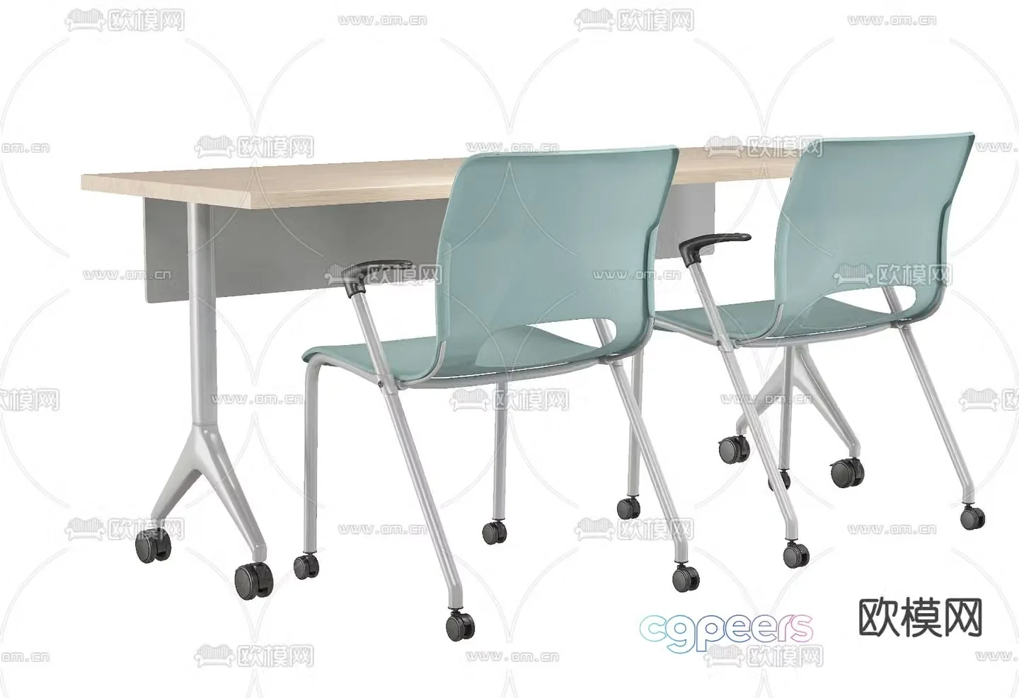 Training table 3d model