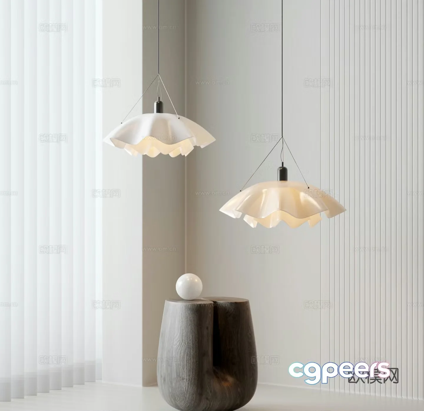 Middle Ages of Jingjifeng Chandelier Restaurant Chandelier Bedroom Chandelier Bedside Chandelier Small Chandelier Glass Hanging 3D Model