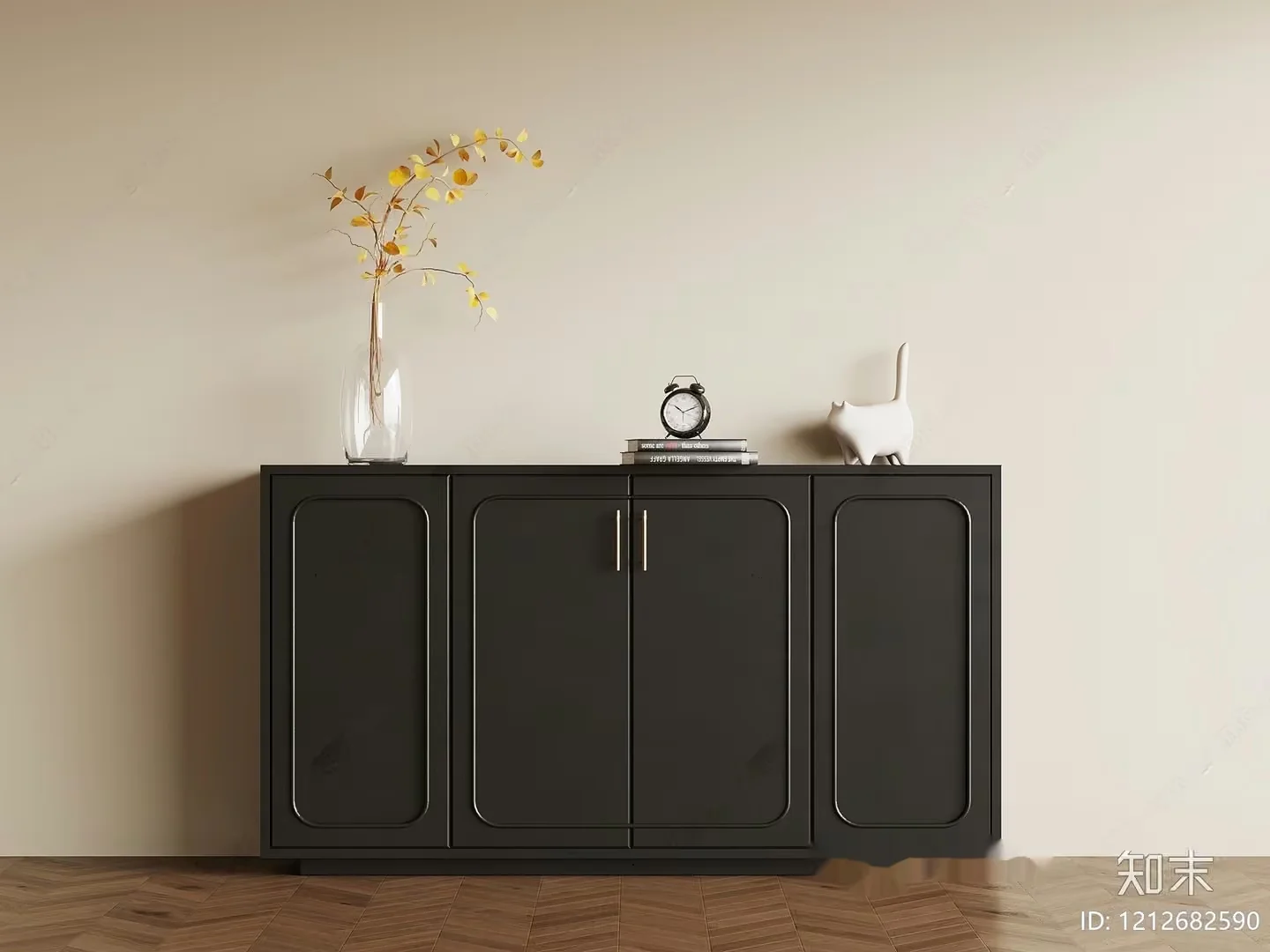 Modern Sideboard Cabinet 3D Model – 16066 – VRAY Render