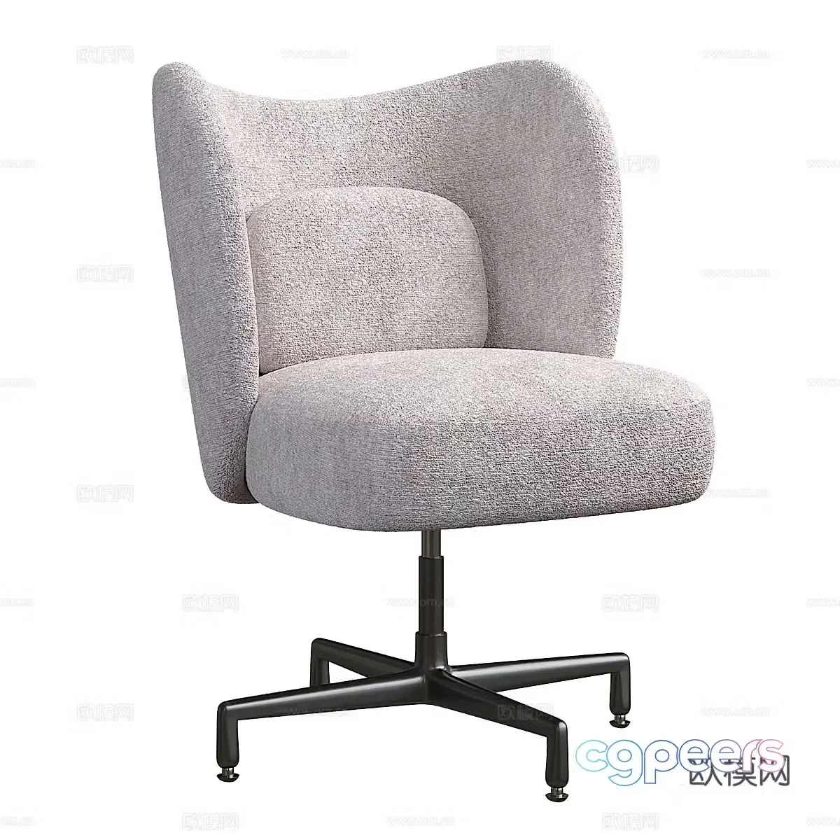 Modern office chair book chair 3d model