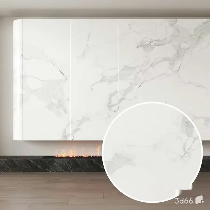 A Marble Fireplace 3D Model – 22738 – VRAY Render