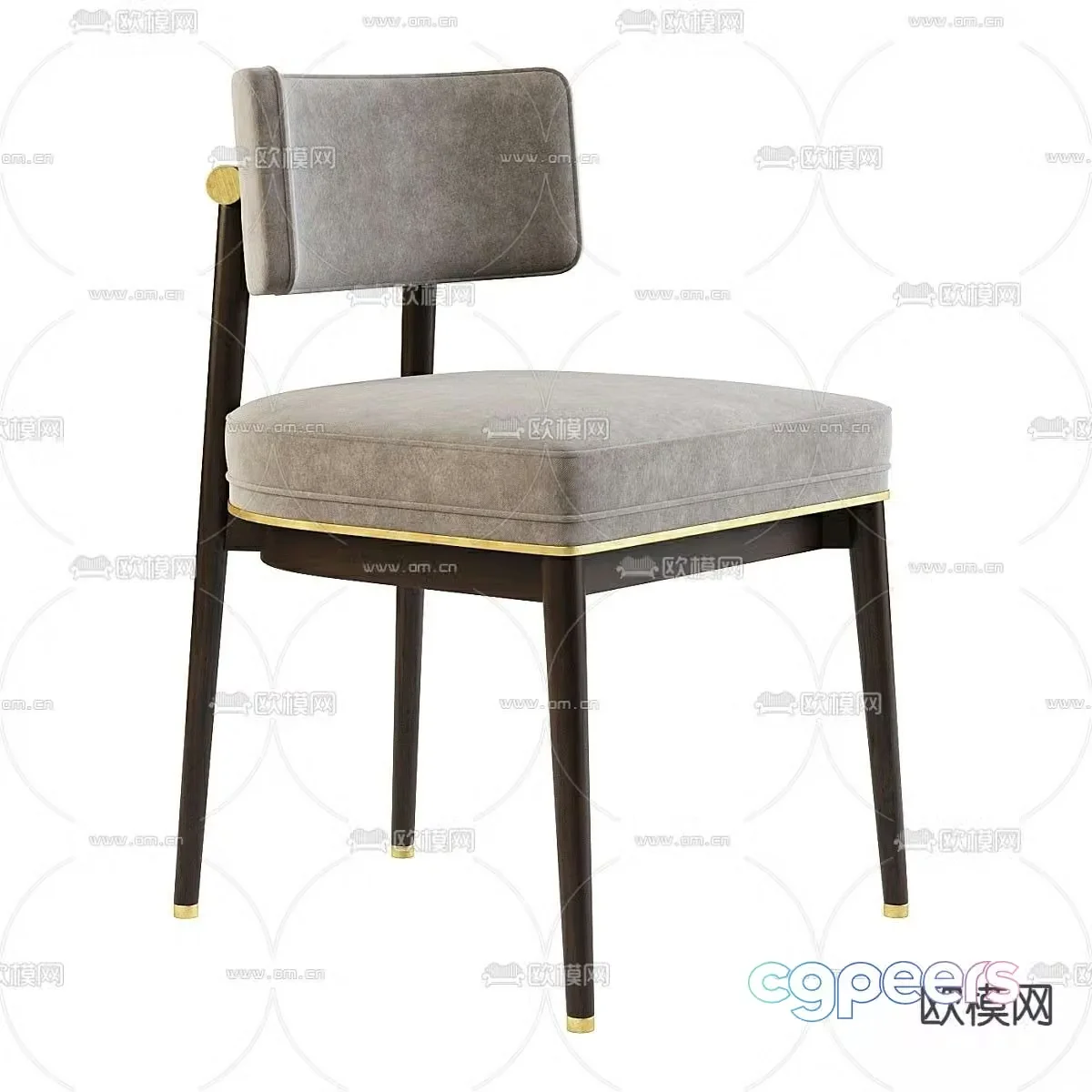 Modern chair dining chair 3d model