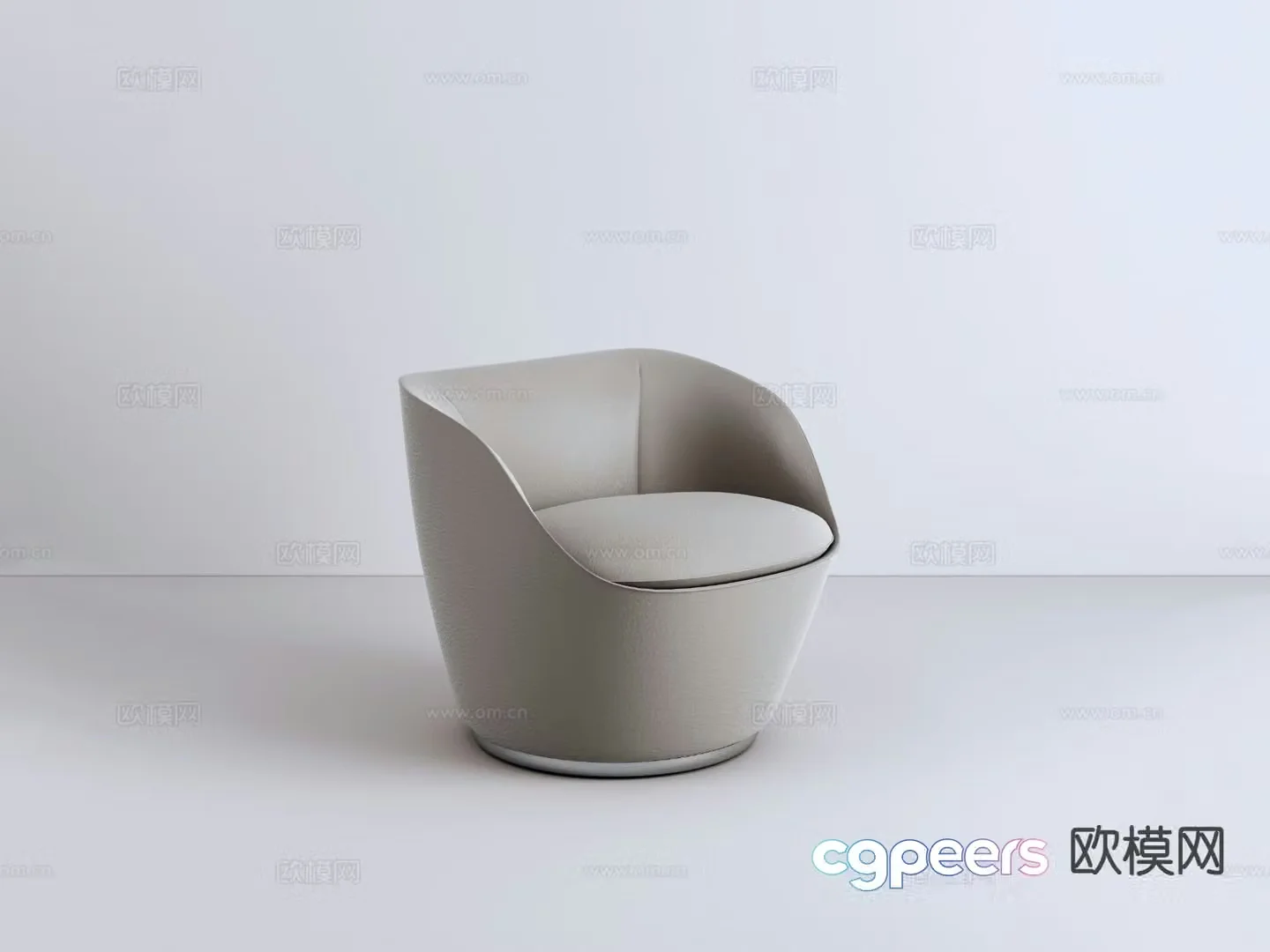 Single sofa leisure sofa 3d model