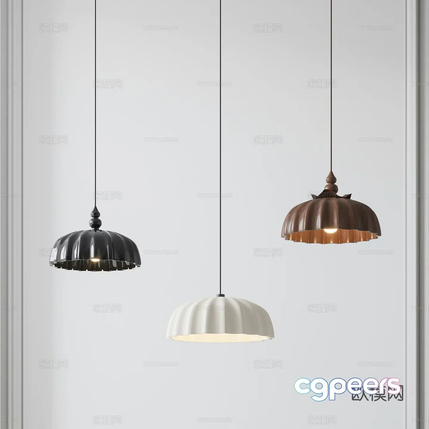 Middle Ages wasaki chandelier Restaurant chandelier Retro chandelier Middle Ages chandelier Wasaki chandelier 3D model