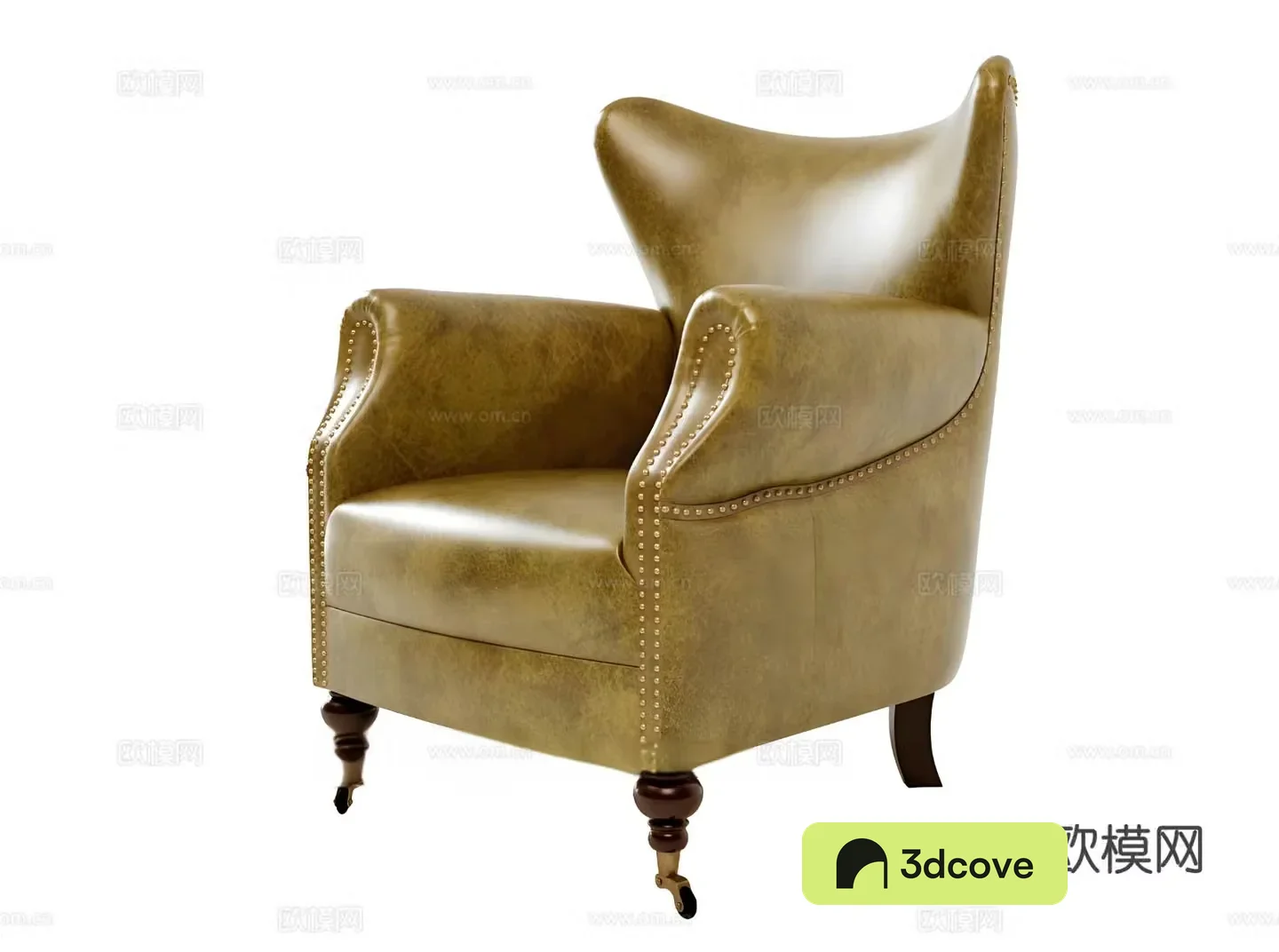 Single sofa leather sofa