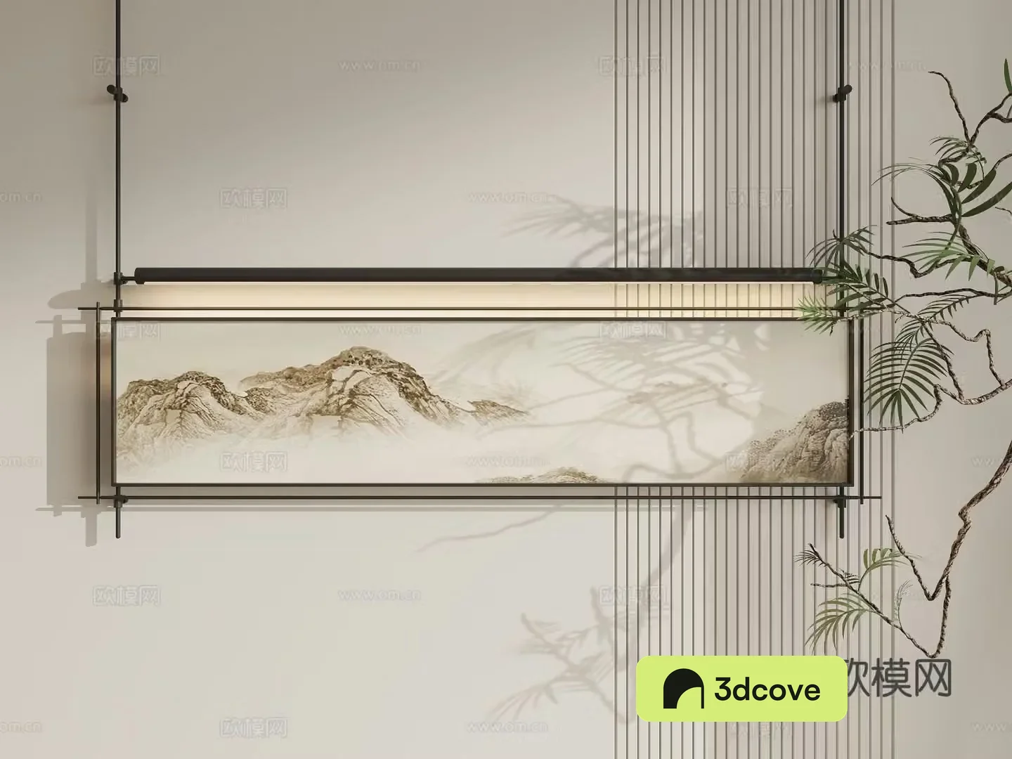 New Chinese style decorative painting landscape painting hanging painting