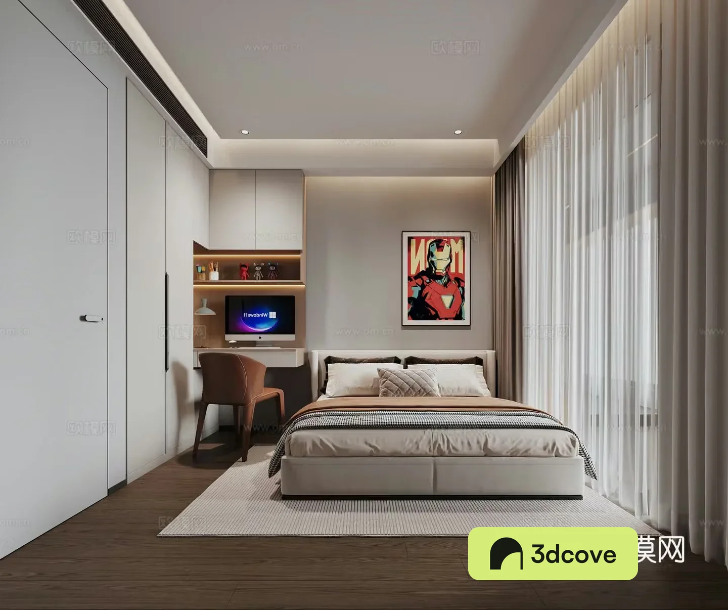 Modern bedroom