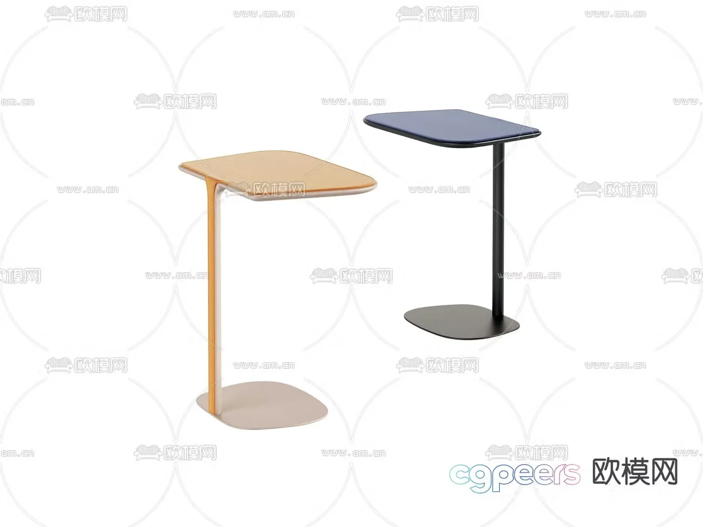 Modern side table side table corner table 3d model