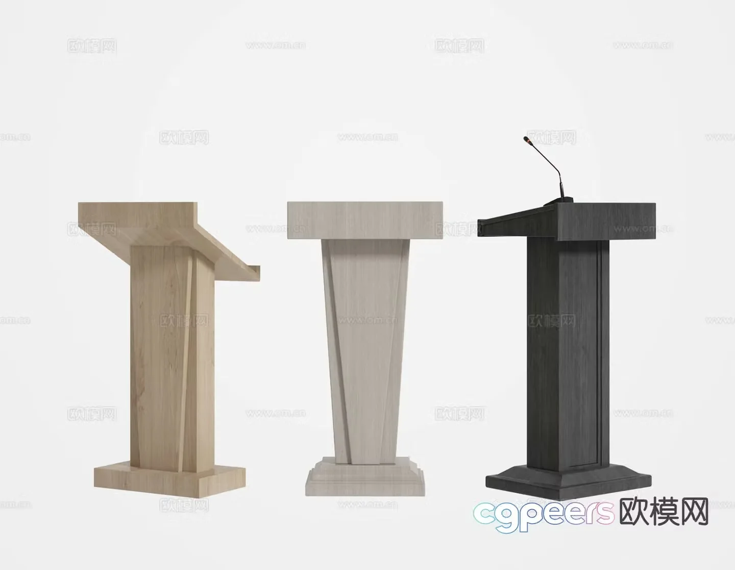 Modern podium podium podium 3d model