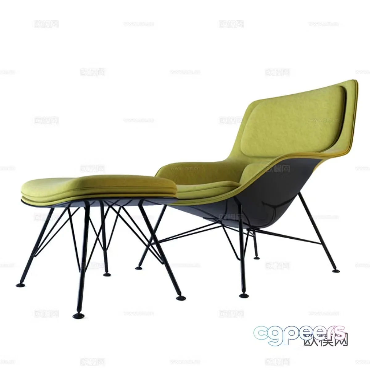 Herman Miller Striad Leisure Chair 3D Model
