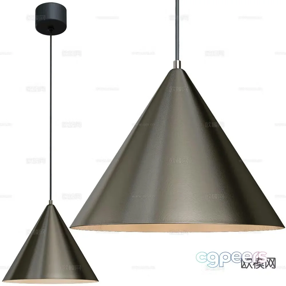 Il Fanale modern small chandelier 3d model