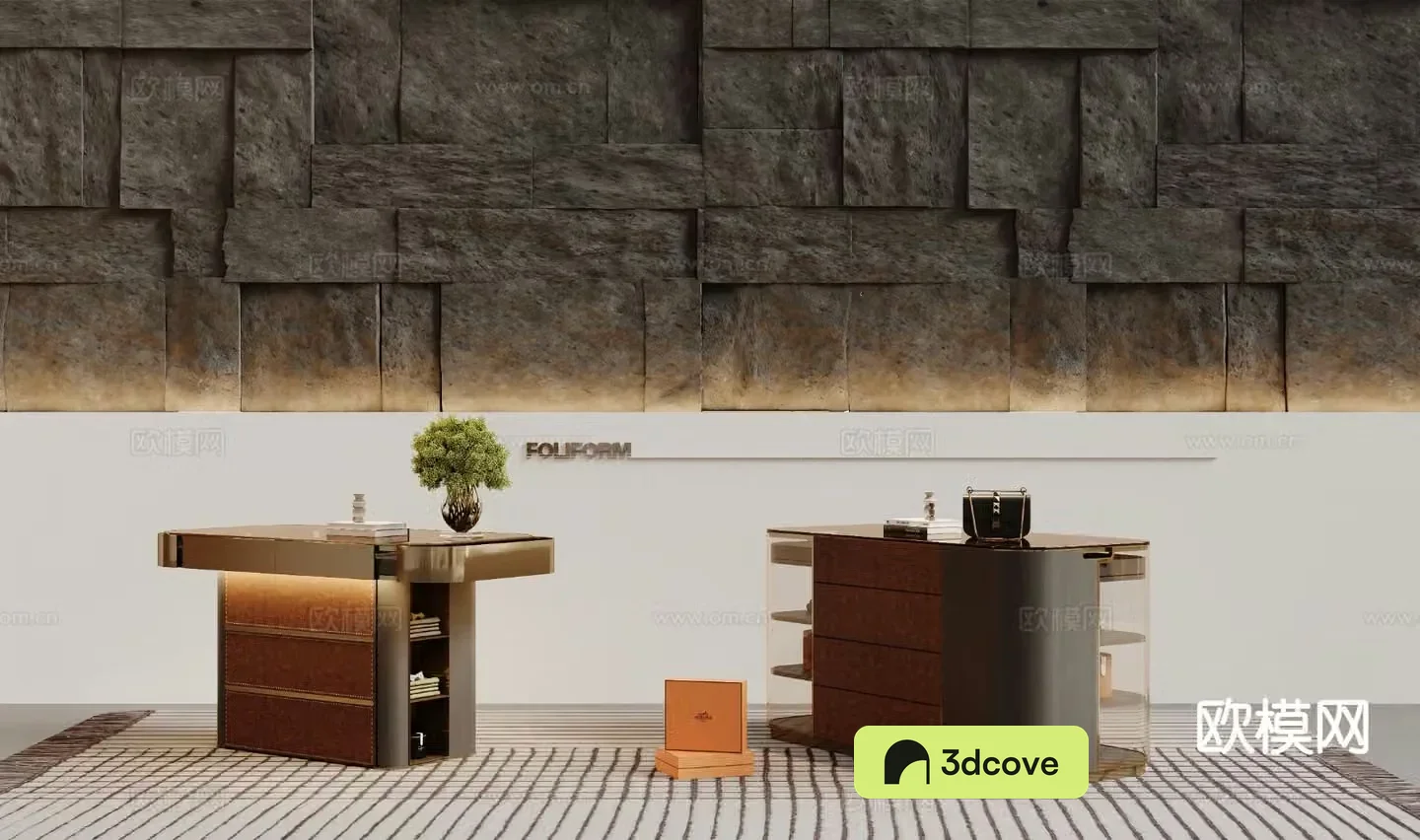 Light luxury jewelry cabinet island cabinet