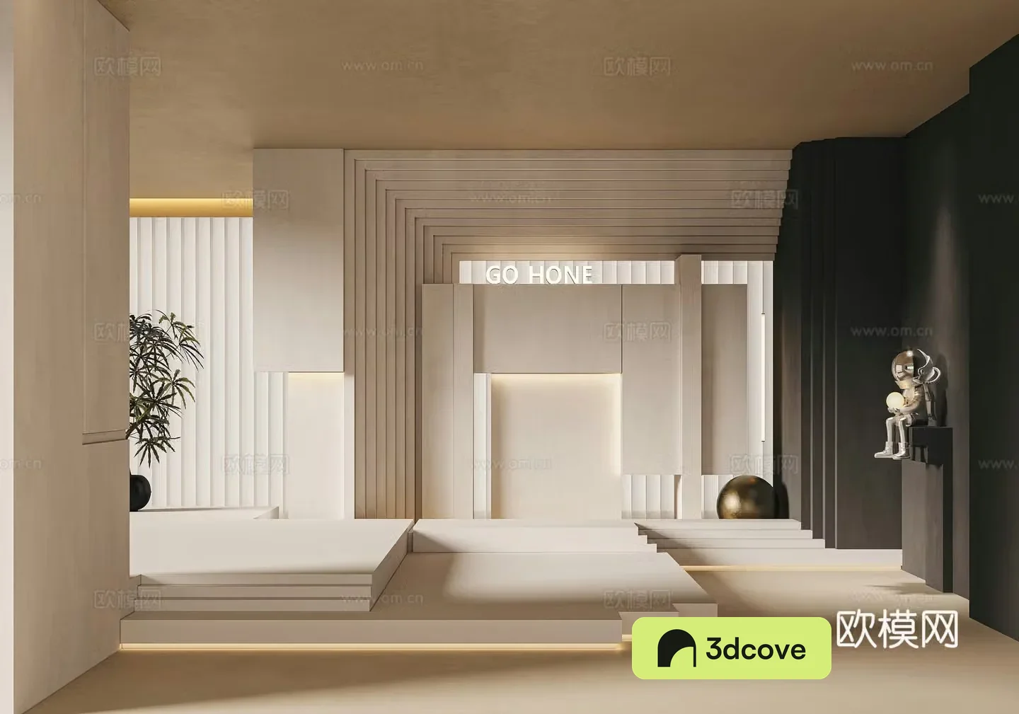 Modern Scapa Micro Cement Background Wall