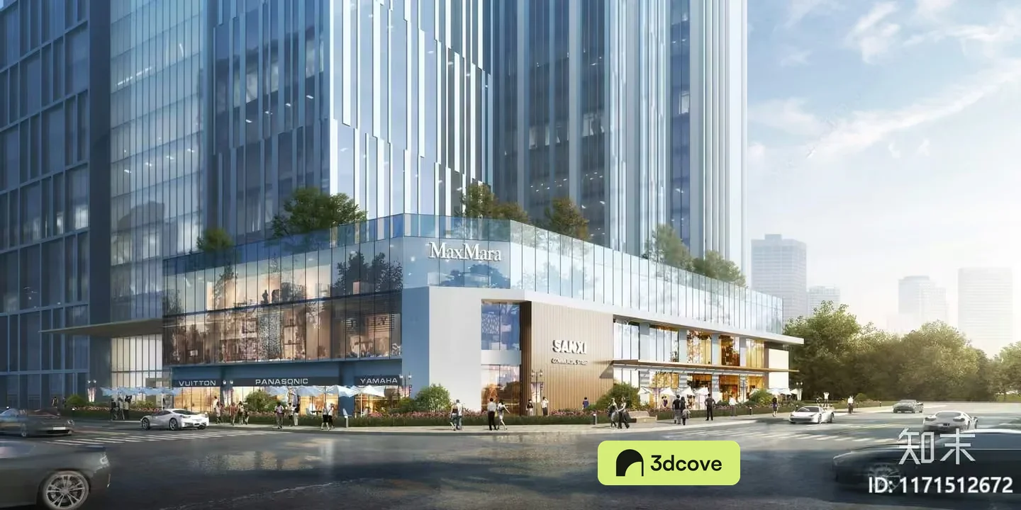 A Modern Glass Building