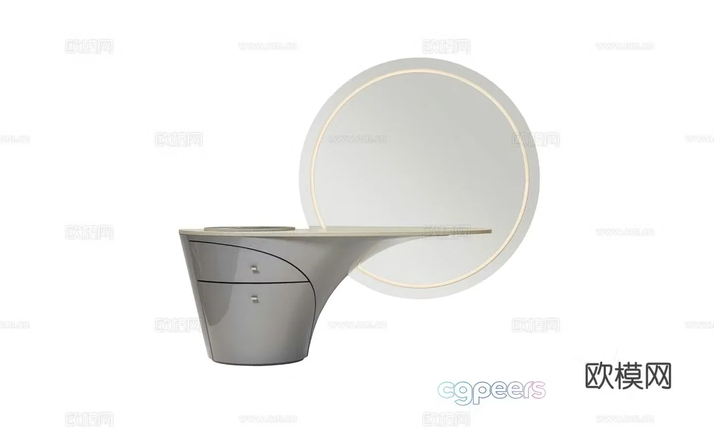 Visionnaire JET PLANE Dresser 3D Model