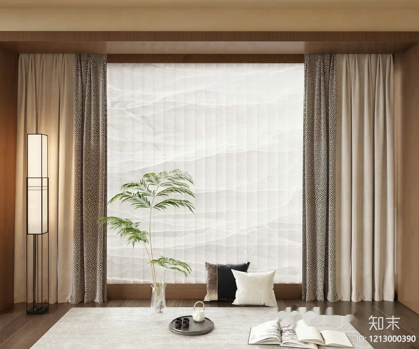 Modern Living Room 3D Model – 11262 – VRAY Render