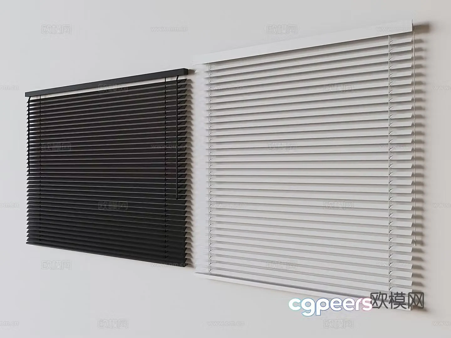 Curtains Venetian Blinds Blinds 3d model