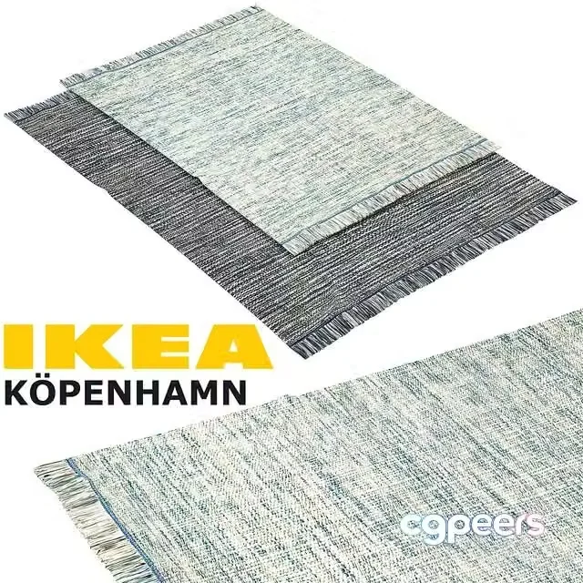 3ds Max Free – IKEA KOPENHAMN (COPENHAGEN) RUG SET