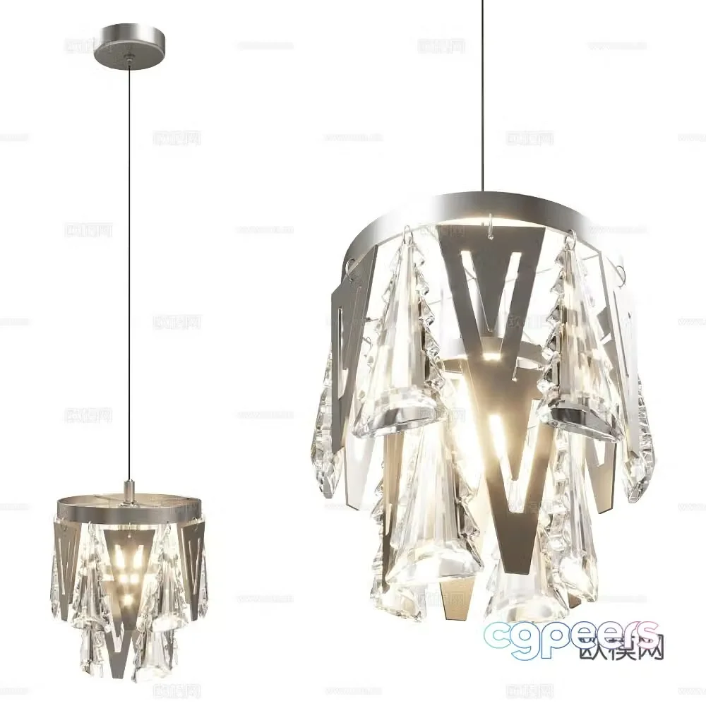Stilfort crystal chandelier glass chandelier 3d model