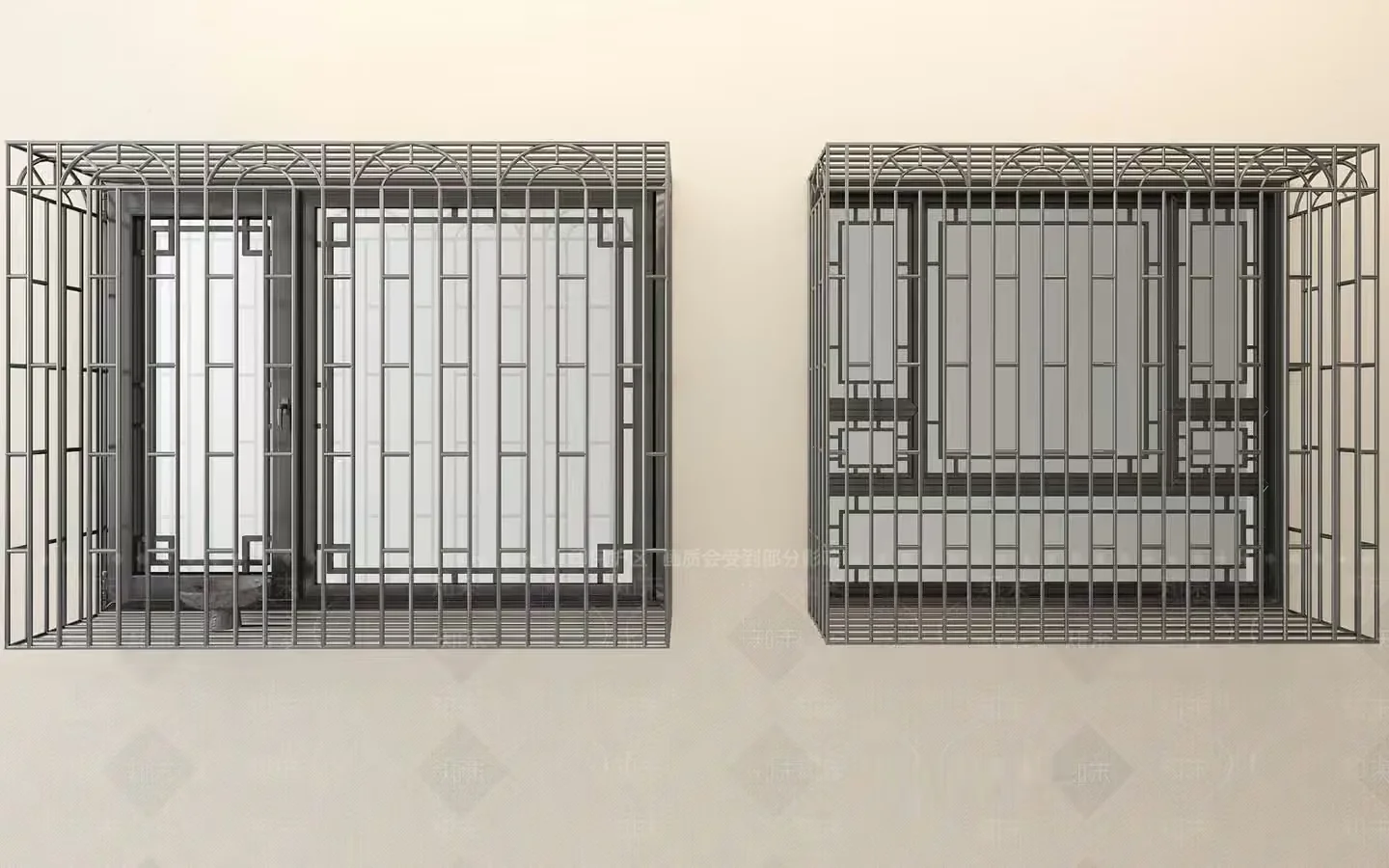 The Main Subject Is A Metal Cage 3D Model – 6515 – VRAY Render