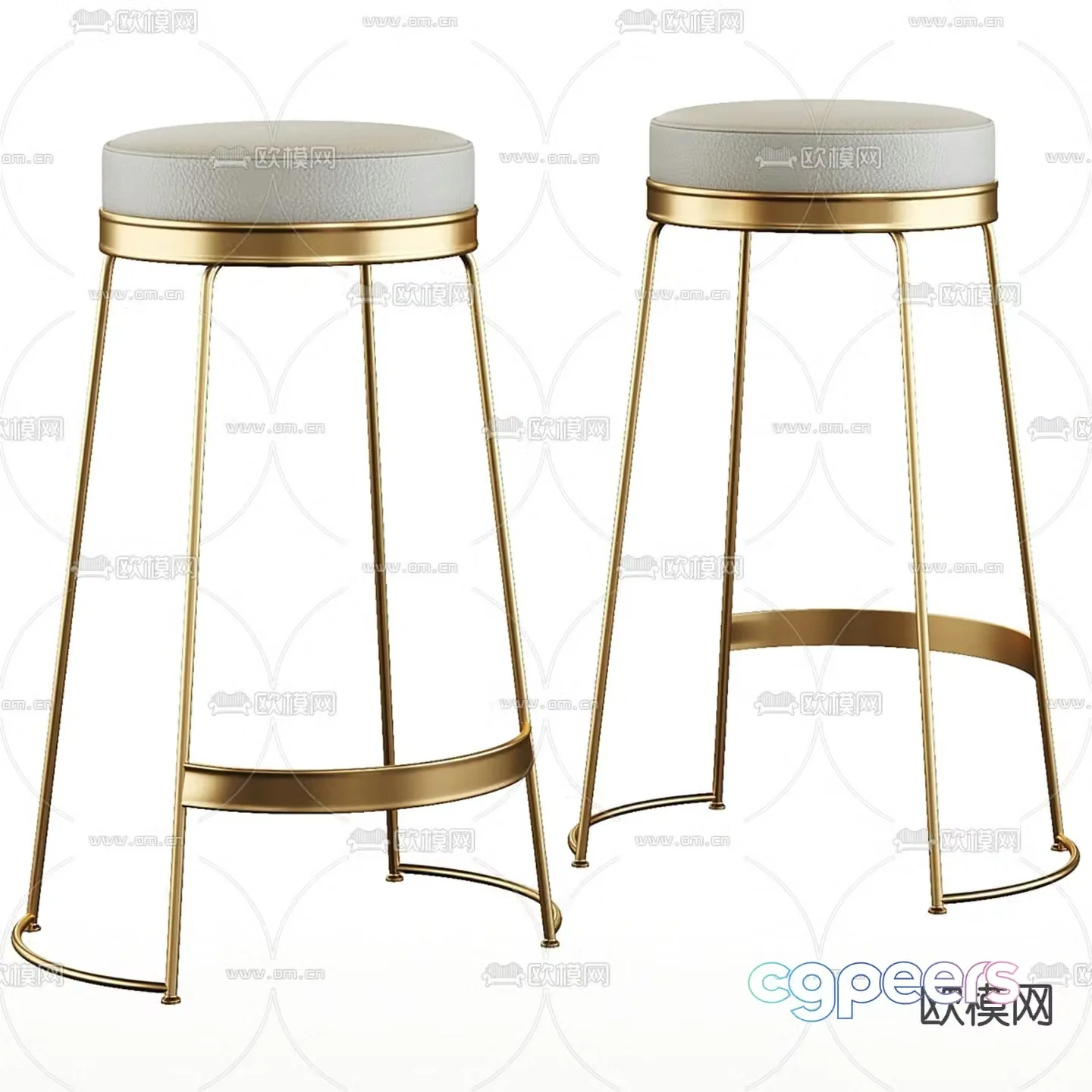 CAZA Ghe bar stool bar stool 3d model