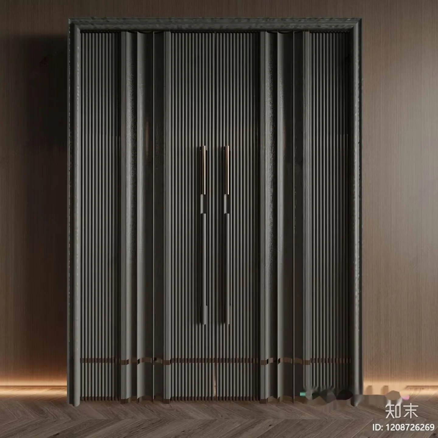 Modern Curtain Design 3D Model – 20641 – VRAY Render