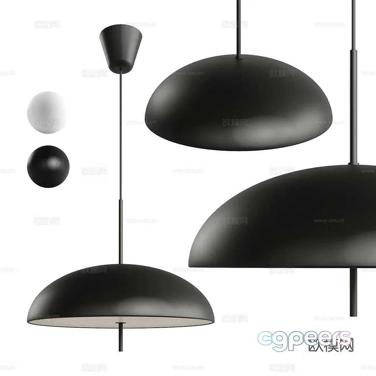 Modern craft chandelier 3d model
