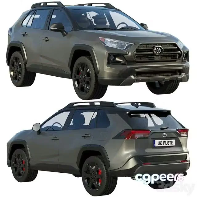 3ds Max Free – Toyota RAV4 TRD Off-Road 2020