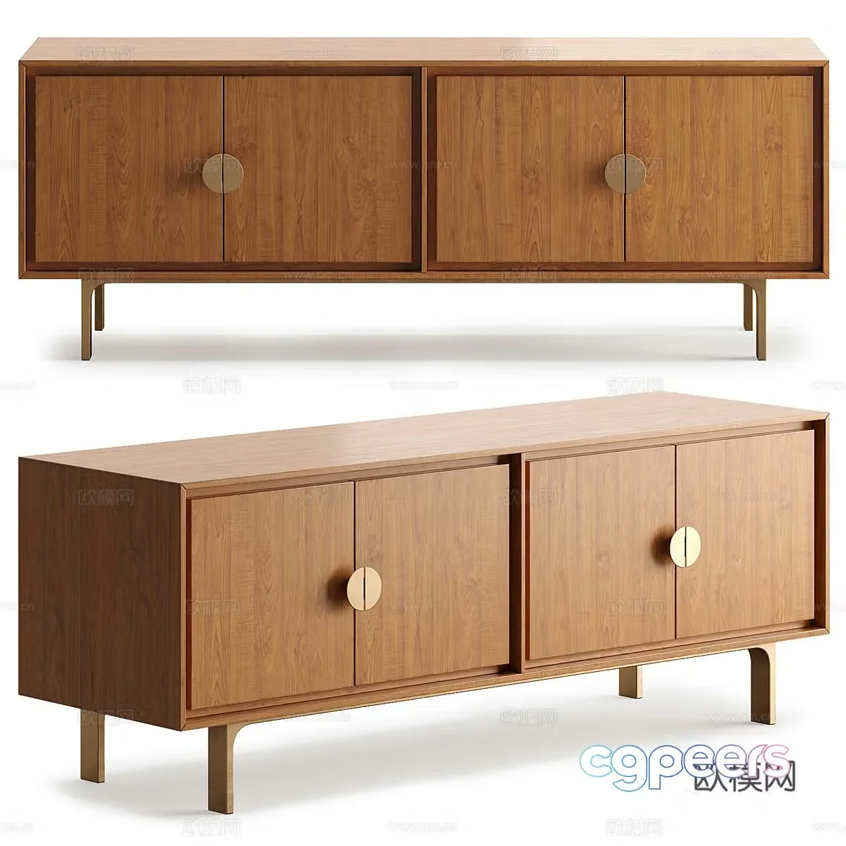 New Chinese TV cabinet 3D model