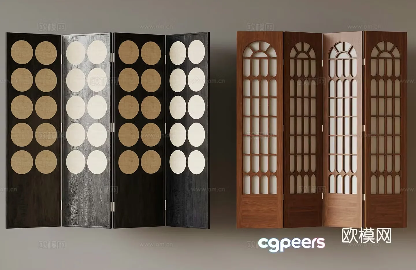 Middle-aged screen 3d model