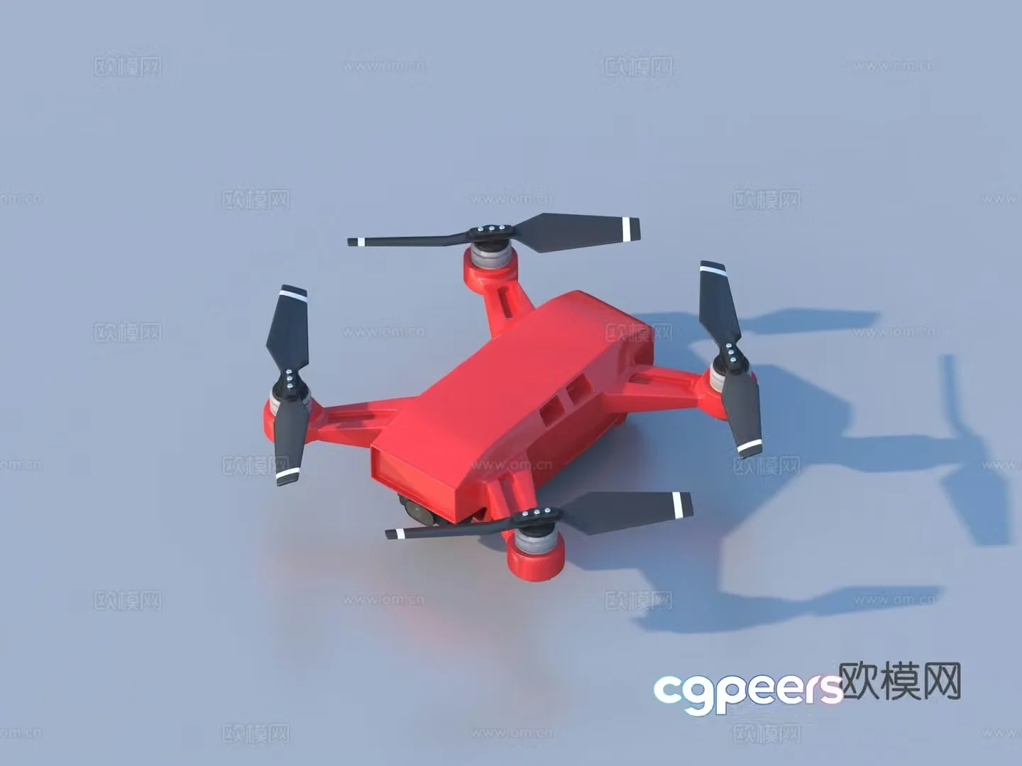 Drone Aerial Photography Drone Four-wing Drone 3D Model