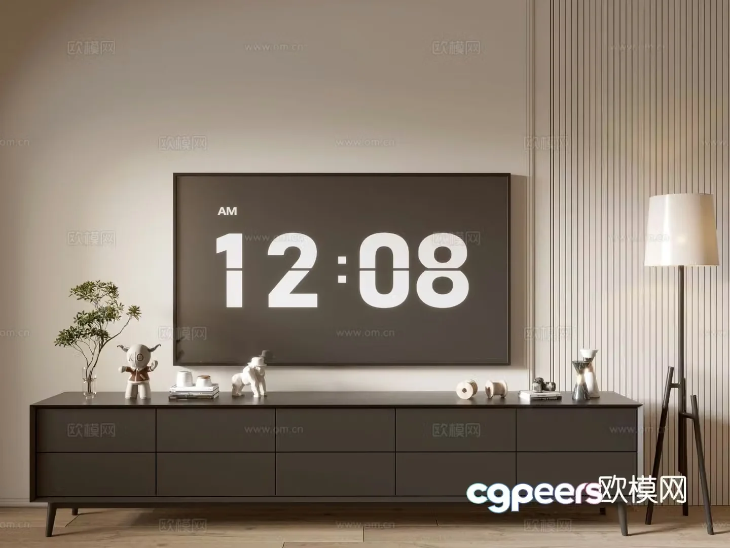 Modern TV cabinet 3d model